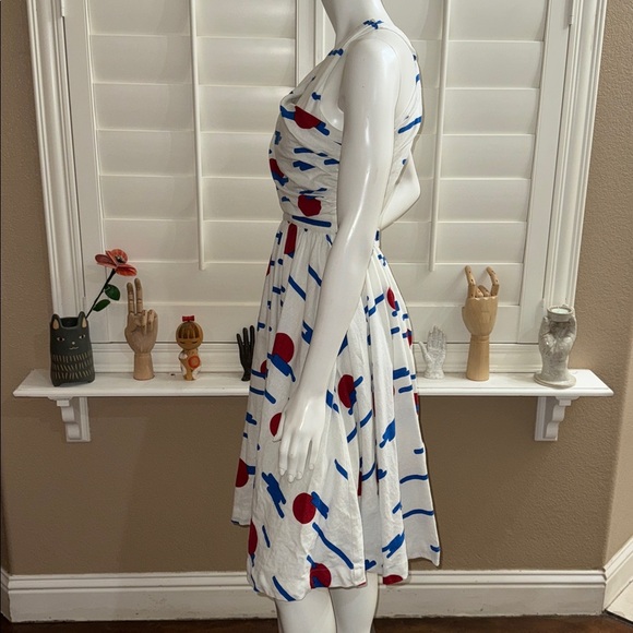 ModCloth Sweet Sunrise Asymmetrical Wrap Midi Dress - Picture 5 of 11